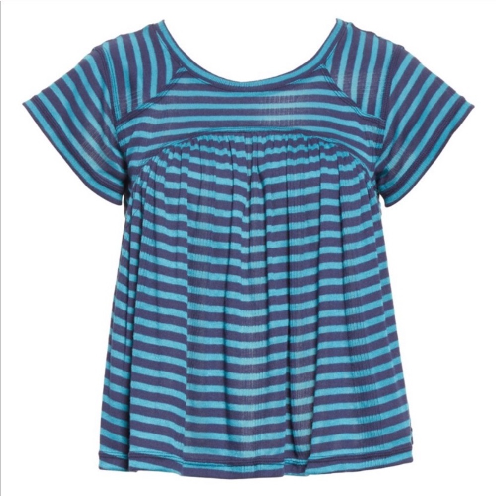 ✨Free People 🦋 JoJo Striped Casual Pullover Top - Picture 5 of 5
